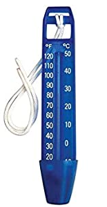 Thermometer blau